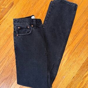 Abercrombie & Fitch Women's Black Straight Leg Jeans